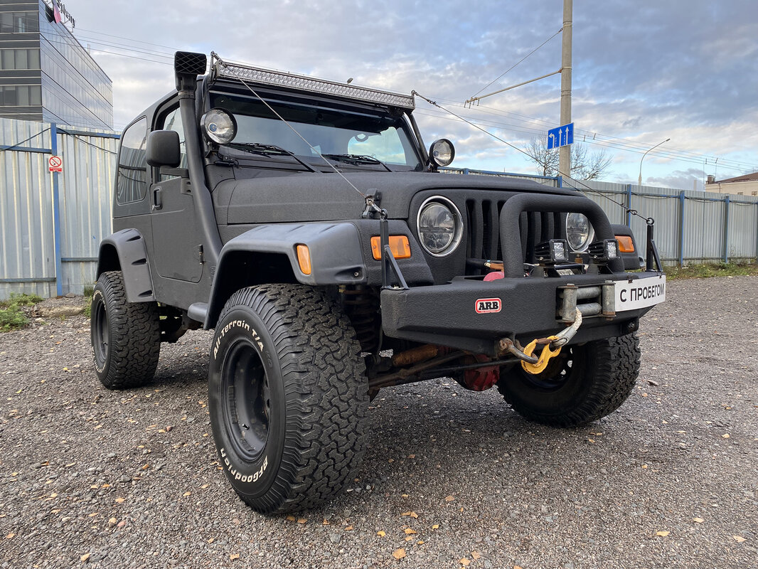 Jeep Wrangler (2004) II (TJ), 68500 тыс. км, внедорожник, 4000 см3,  механическая, бензин, полный привод, купить в кредит в Минске